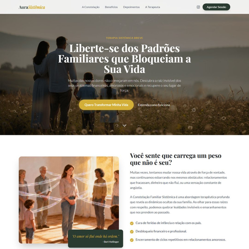 Modelo Constelação Familiar