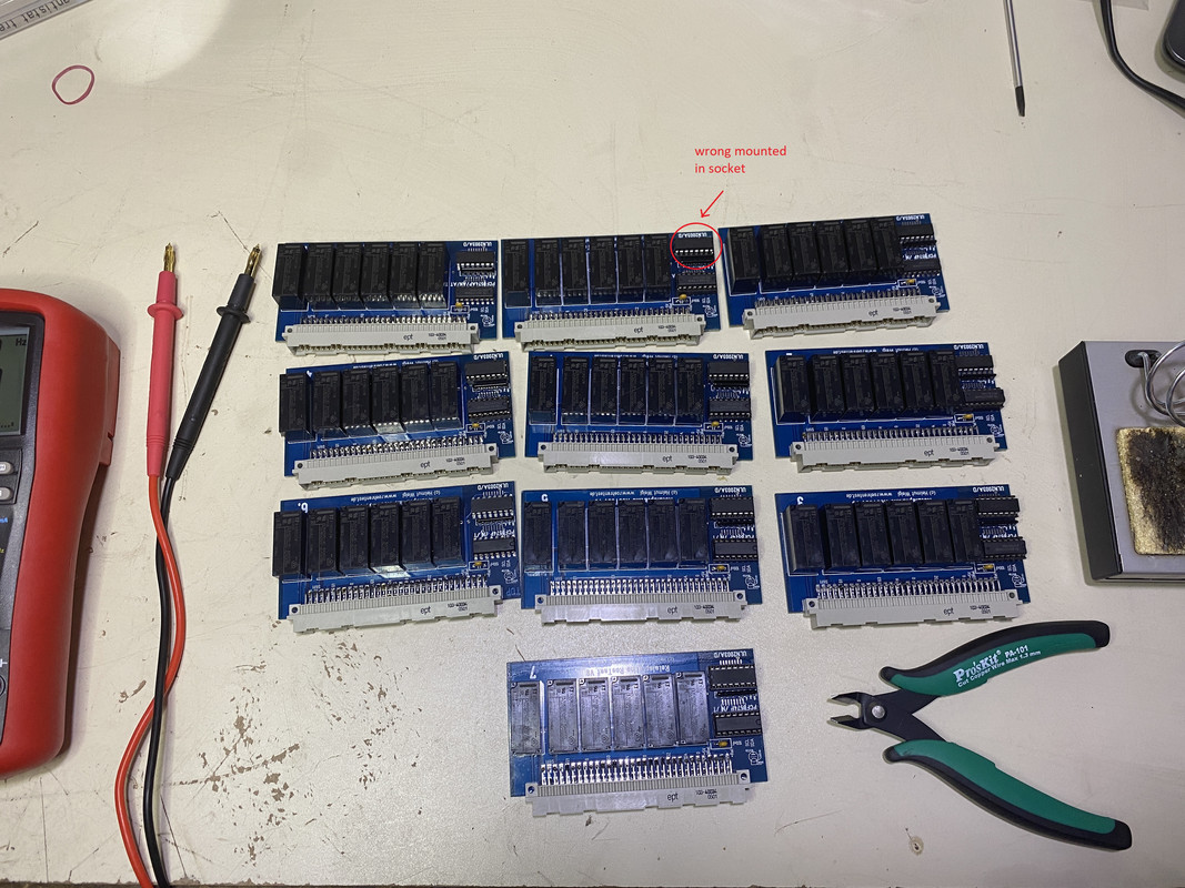 relay boards with error