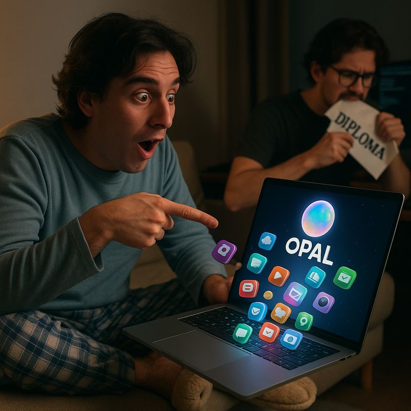 Google Opal: Crie Apps com IA em Minutos (e sem digitar uma linha de código!)