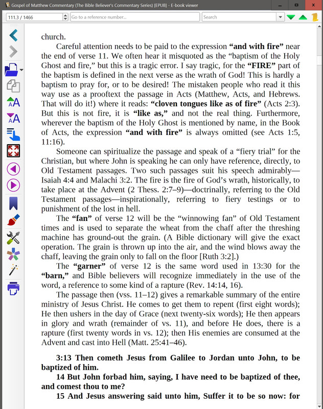 Ruckman Commentary on Matt 3.11-12 2