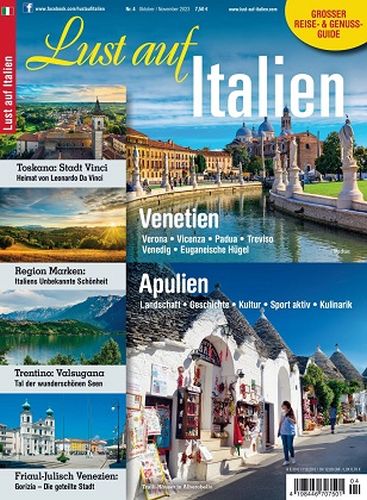 Cover: Lust auf Italien Magazin No 04 Oktober-November 2023