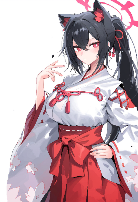 1girl, serika (new year), [[[[[[blue archive]]]]]], mikozin, NDGD, ohlia, {kobay s-75401208