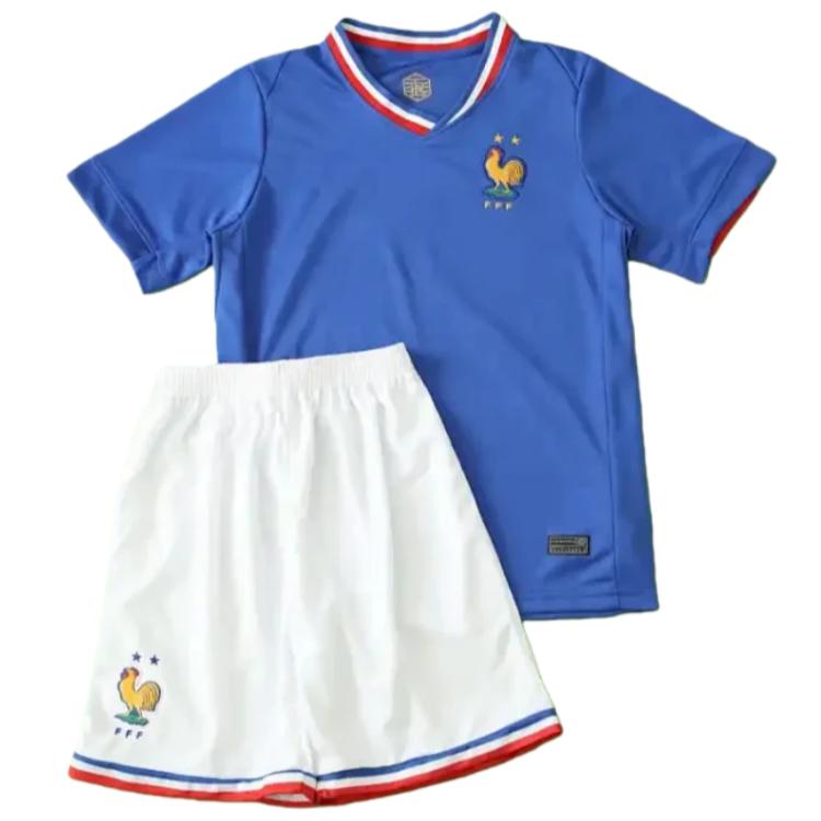 2024 UEFA France home Kids kit
