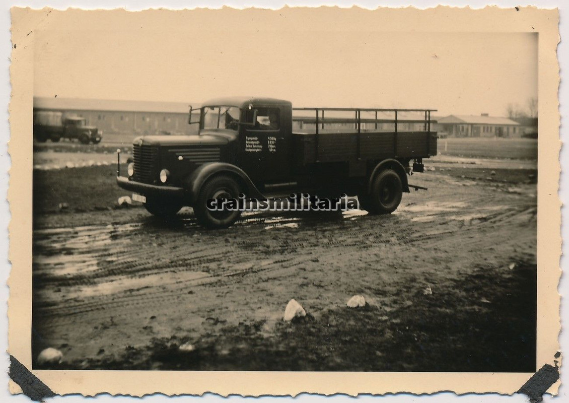 Orig. Foto Büssing-NAG 500 Lkw Truck im Lager