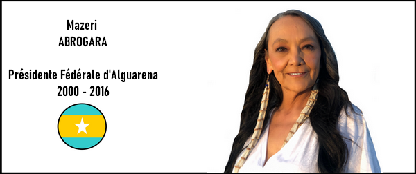 Portrait de Mazeri Abrogara / IRL : Tantoo Cardinal.