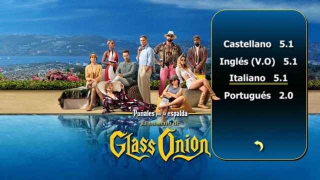 2 - Puñales por la Espalda: El Misterio de Glass Onion [DVD9 Custom][Pal][Cast/Ing/Ita/Por][Sub:Varios][2022]