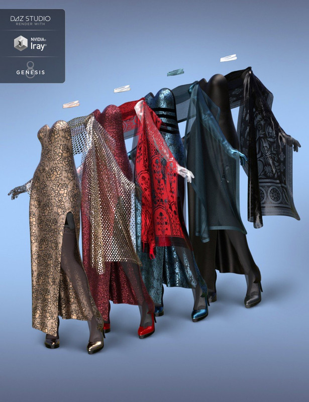 dForce Natasha Rose Outfit Textures dForce Natasha Rose Outfit Textures