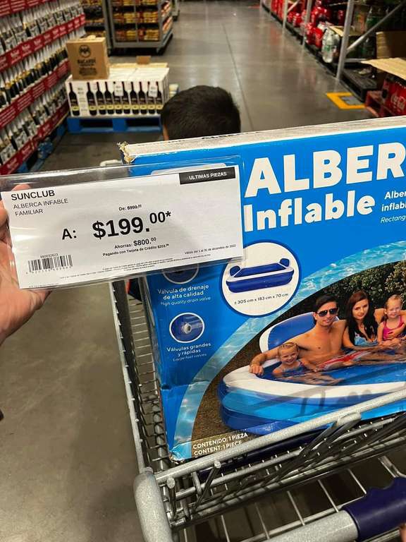 Sam's Club: Alberca Inflable Familiar 
