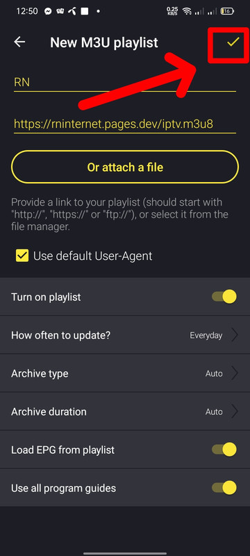 Installation Step 3 - Add Playlist