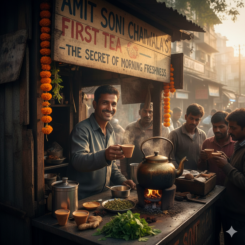 Amit Soni Chaiwala की सुबह की चाय