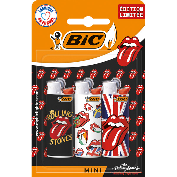 BIC rolling stones lighters