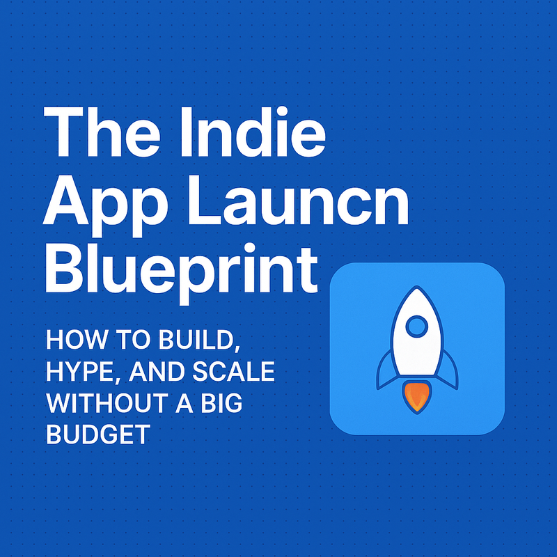 The Indie App Launch Blueprint: How to Build, Hype, and Scale Without a Big Budget