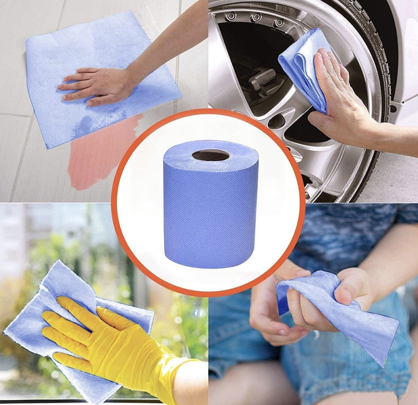 thumbnail image 2 of Phoenix 2-Ply Blue Embossed Centre Feed Hand Towels – Bulk Rolls (6/12/24/48) – Made In UK 2 of 6