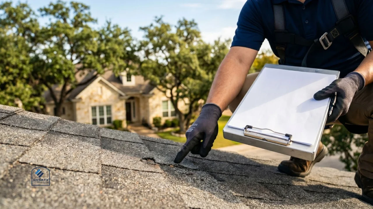 San Antonio residential roof exterior inspection
