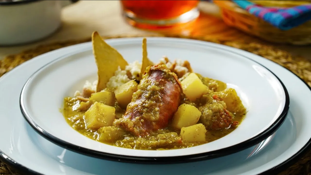 ¿Qué platillo cocinar para la comida? Prepara longaniza en salsa verde