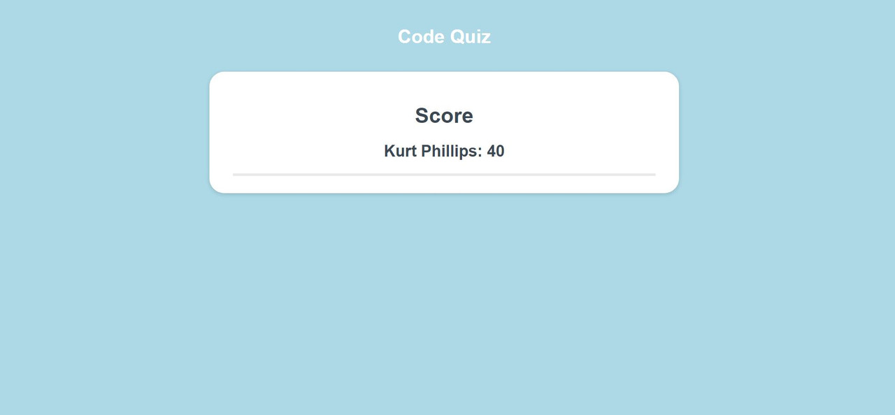 score page