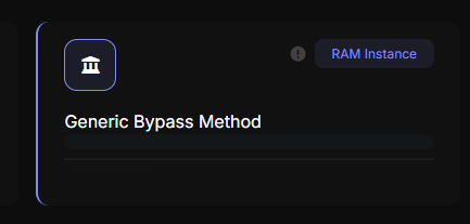 Ram Instance detection screenshot