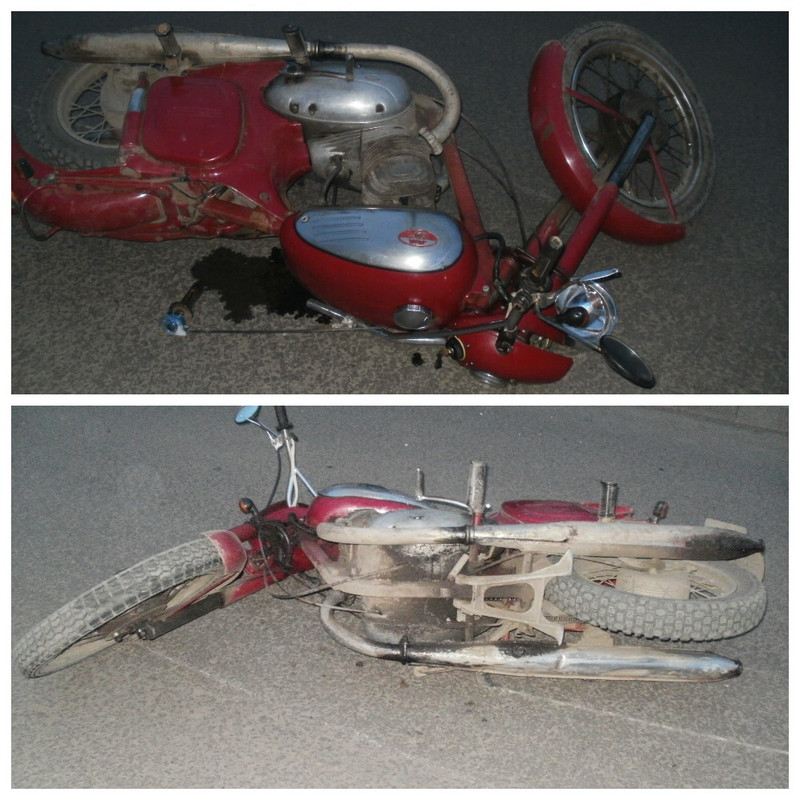 В Суходольске мотоциклист совершил наезд на электроопору