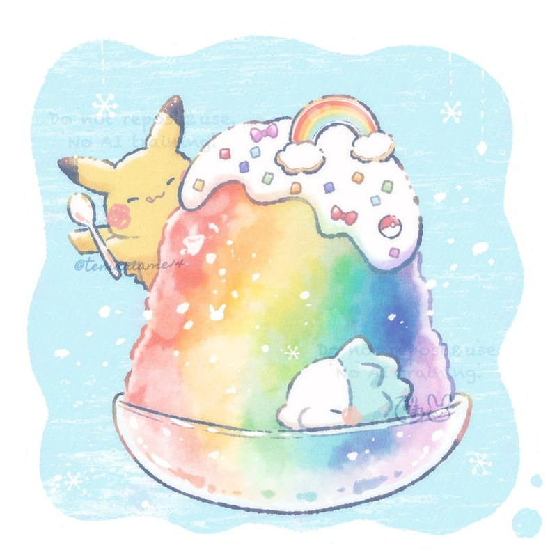 pikachu-and-snom-pokemon-drawn-by-temari