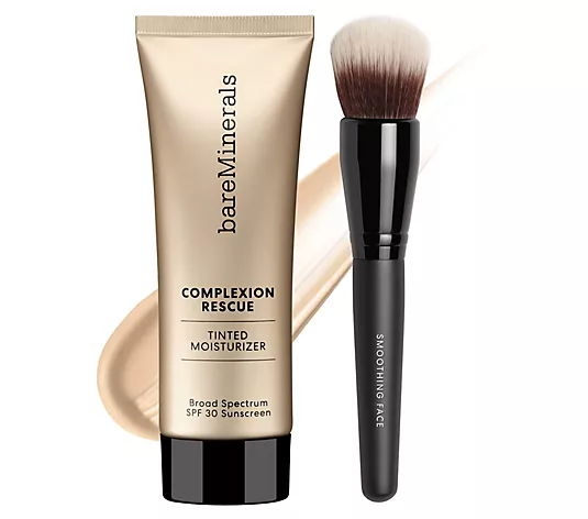 Limited-Time Deal: bareMinerals Supersize Complexion Rescue SPF30 Set at 75% Off for New QVC Customers