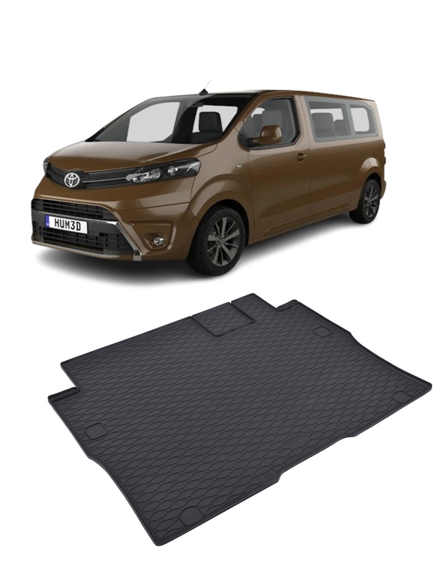 Tavita auto TOYOTA Proace Verso 2016-prezent, protectie portbagaj, Cri-Flo, din cauciuc 100%, compatibil cu autoturismul TOYOTA Proace Verso