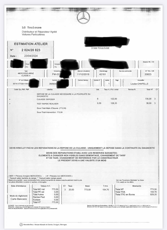 Capteur de cliquetis Mercedes X156 GLA 250 2.0 4-matic 211 CV Essence M 270.920 2013