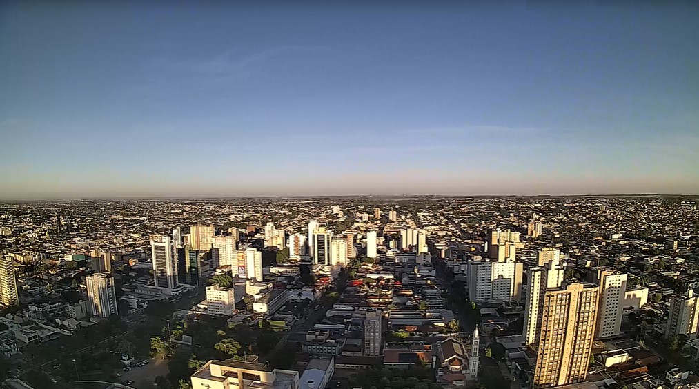 Campo Grande nesta manhã de quarta-feira