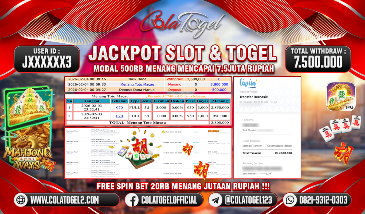 JACKPOT SLOT GACOR!!