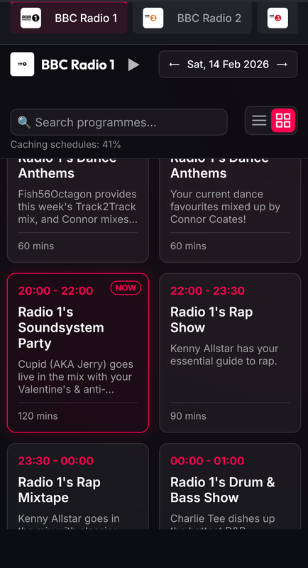 BBCRadio Explorer mobile
