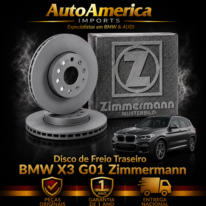 Disco de Freio Traseiro BMW X3 G01 Zimmermann