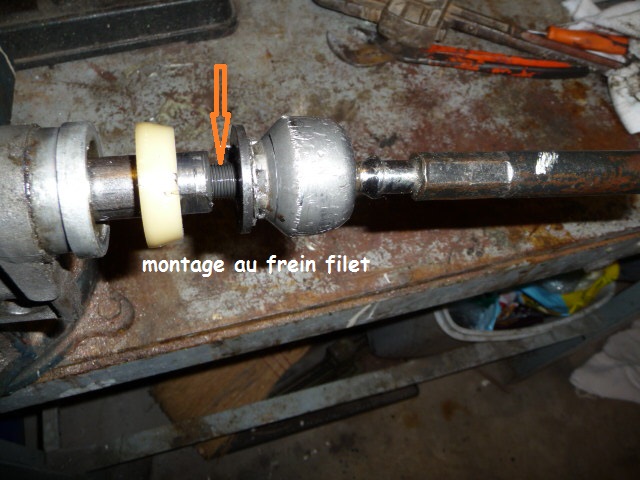 attension ? monter avec de du frein filet