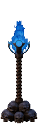Deco-Tall-Torch-Blue