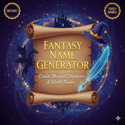 Fantasy Name Generator - Create Magical Character & World Names