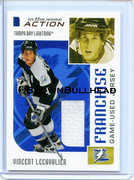 2003-04 ITG Action Jerseys #M-267 [Vincent Lecavalier] [Tampa Bay Lightning] [Franchise] [~100] [swa