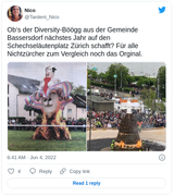 switzerland burning tranny in effigy