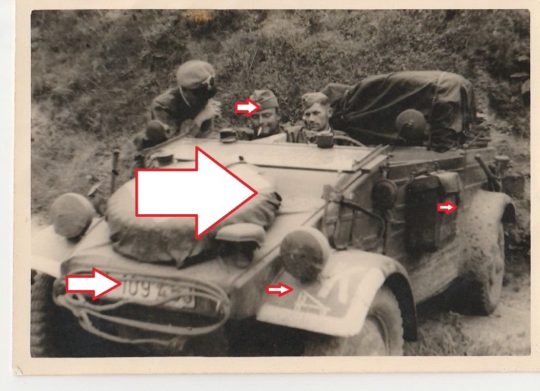 VW Typ 82 Kübelwagen 1941 Wiking Panzergruppe Kl