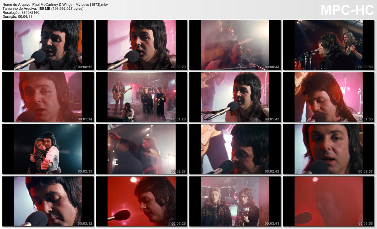 Paul McCartney & Wings - My Love (Official Music Video 4k 2160p) [1973]
