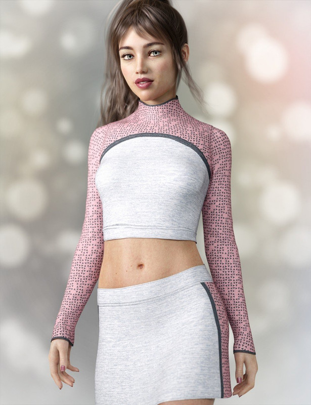 dforce Rabble-Rouser Outfit for Genesis 8 Female(s)