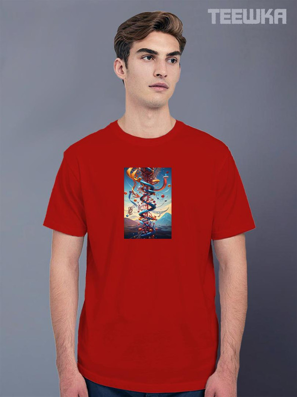 TEESHKAman WHT6713 over tshirt