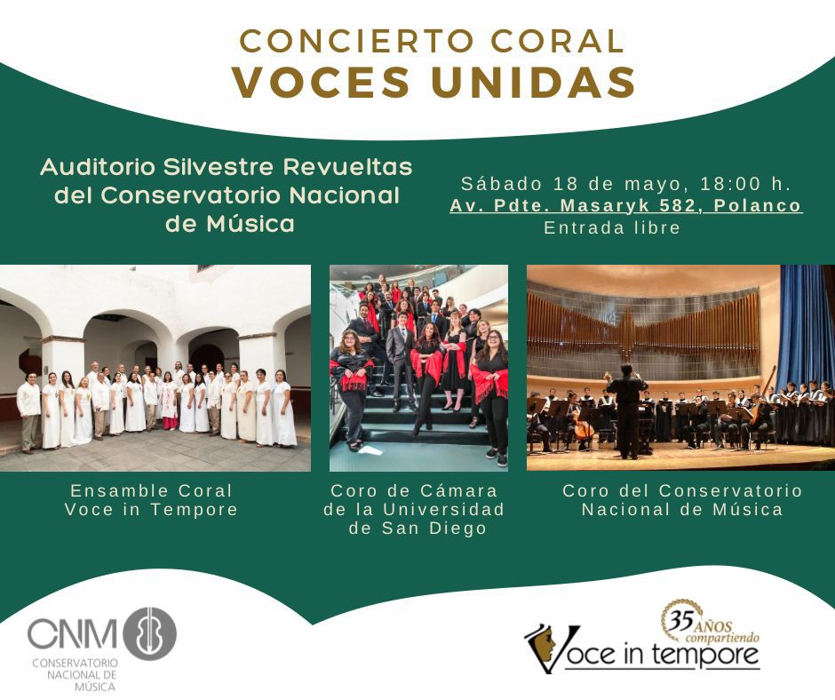 Unen talentos el Coro del Conservatorio Nacional de Música, el C