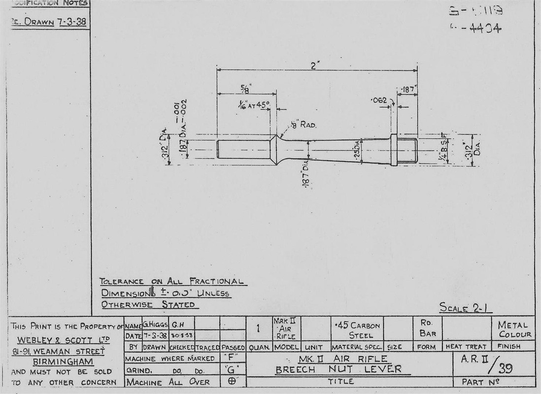ARII-39 - Breech Nut lever