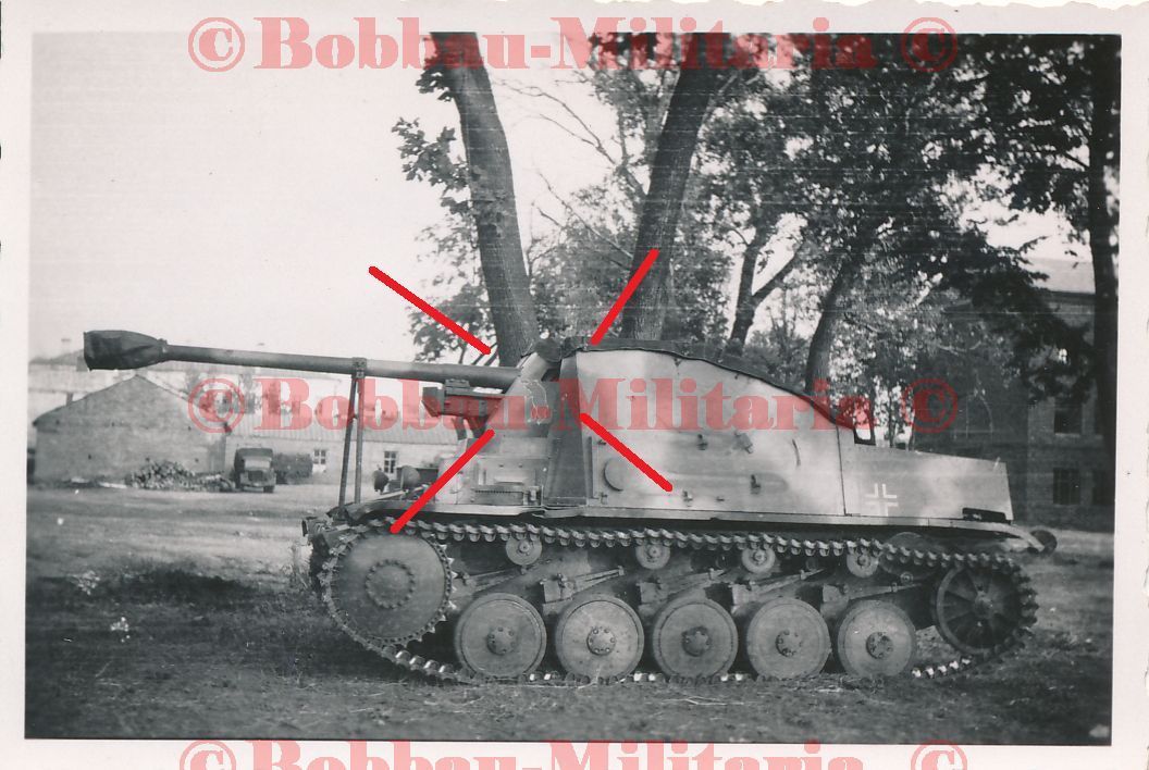 SdKfz 131 Panzerjäger Marder II camo Wappen Emblem 7,5cm PAK 40 