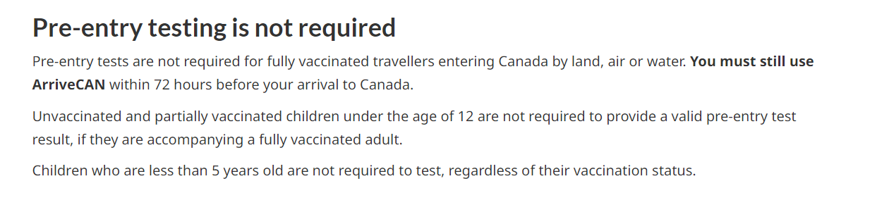 Canadá ha flexibilizado más reglas de viaje por COVID ✈️ Foro USA y Canada