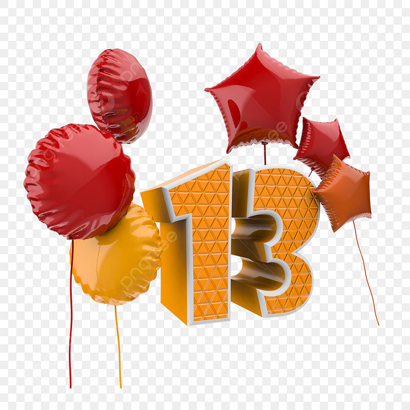 pngtree-number-13-birthday-celebration-gold-balloon-3d-render-png-image_6278608