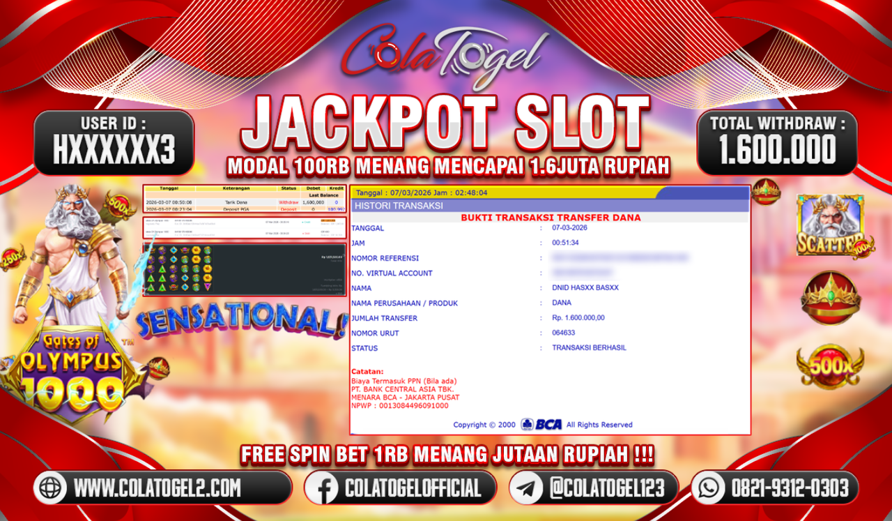 JACKPOT SLOT GACORR!!