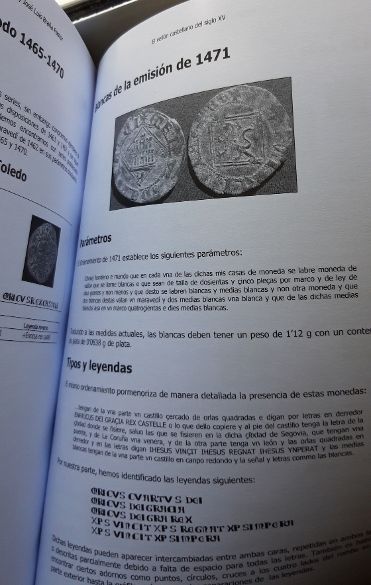 Blanca del ordenamiento de Segovia de 1471 de Enrique IV. Eiv