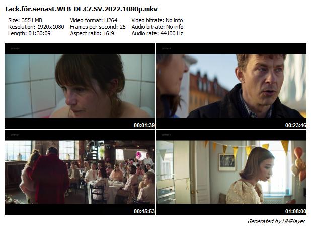 Cesty k lásce / Tack för senast (2022)