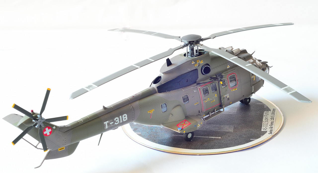 AS332 Super Puma Schweizer Luftwaffe - Italeri - 1/72