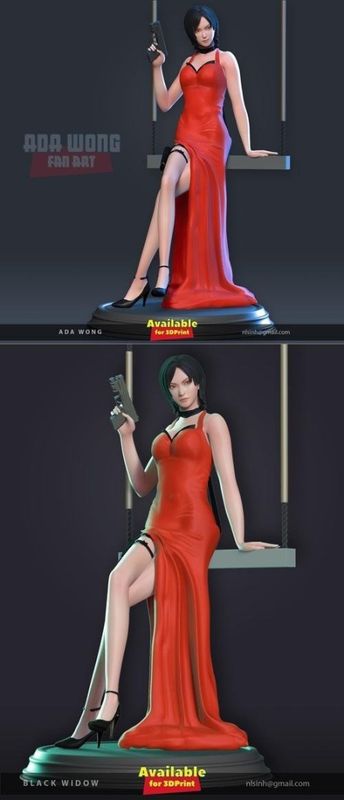 Ada Wong - Fanart – 3D Print