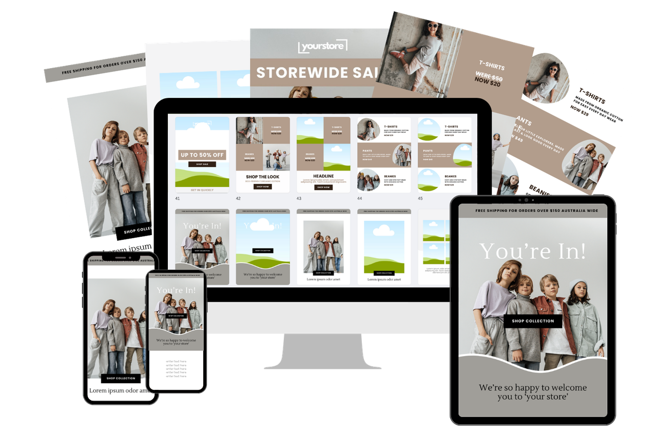 Modern & Minimal templates